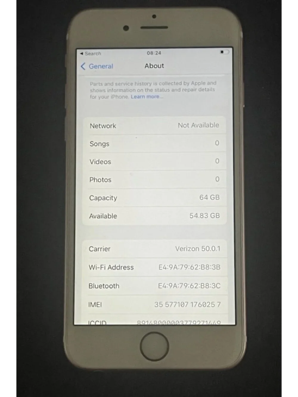 iPhone 6s Pink Verizon Looks Great Works But Week Battery